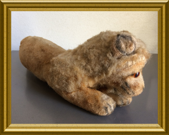 Oude knuffel : leeuw - Afbeelding 2