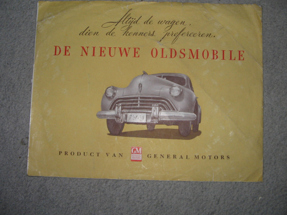 Folder De nieuwe Oldsmobile. - nr. 1