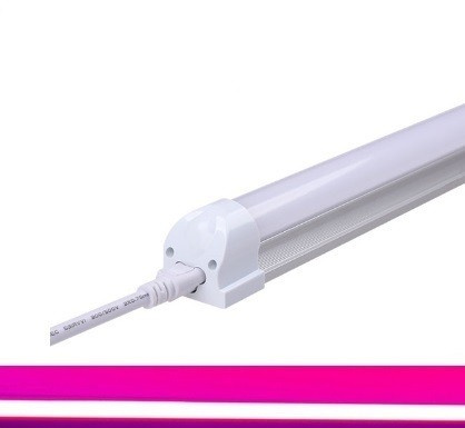 TL LED buis met armatuur Paars 60 cm 9 Watt