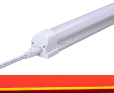 TL LED buis met armatuur Rood 60 cm 9 Watt