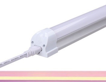 TL LED buis met armatuur Roze 60 cm 9 Watt
