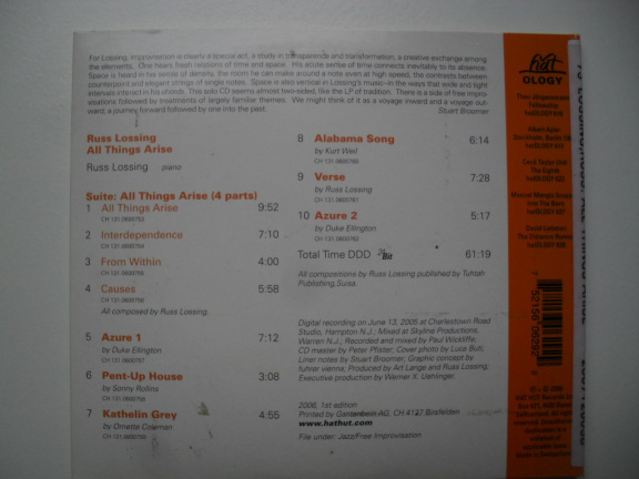 Russ LOSSING - All things arise - Afbeelding 2
