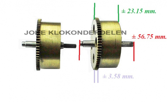 === Veer trommel met veer = gebruikt === 41271