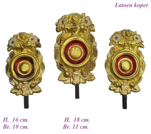 === 3 Schildjes Friese staartklok = nieuw === 31693
