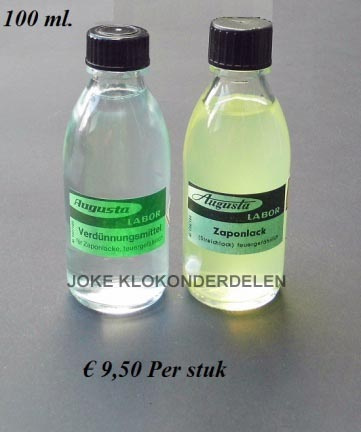 === Zaponlack / Verdunner = 100 ml. = nieuw === 33005