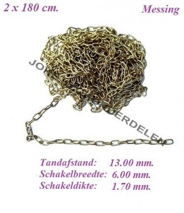 === 2 Klok kettingen = gebruikt === 41284