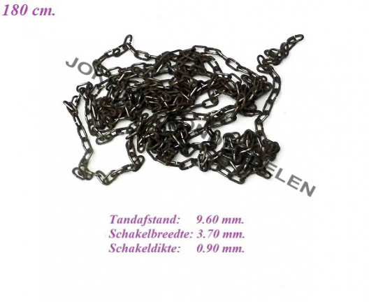 === 1 Klok ketting = gebruikt === 41283