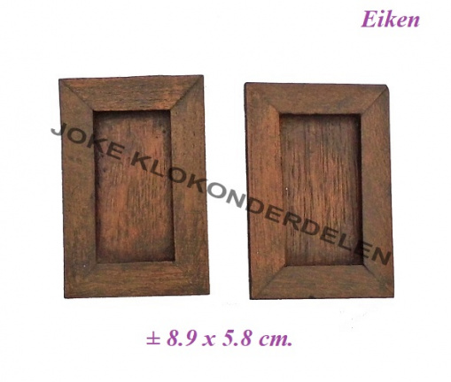 === 2 Klokkast zijdeurtjes = oud === 41314