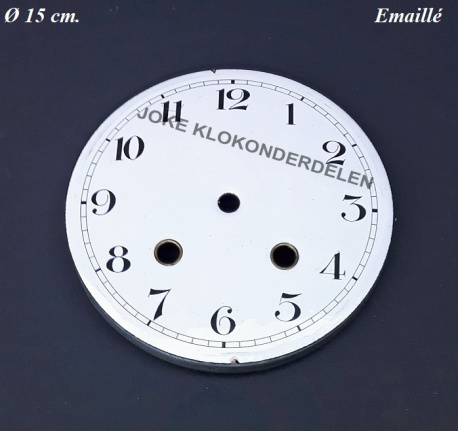 === Wijzerplaat = pendule = emaillé = oud = 41317