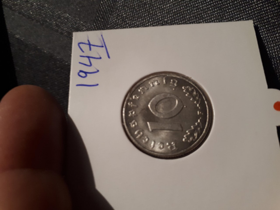 munt duitsland 10 pfennig 1947 - nr. 1