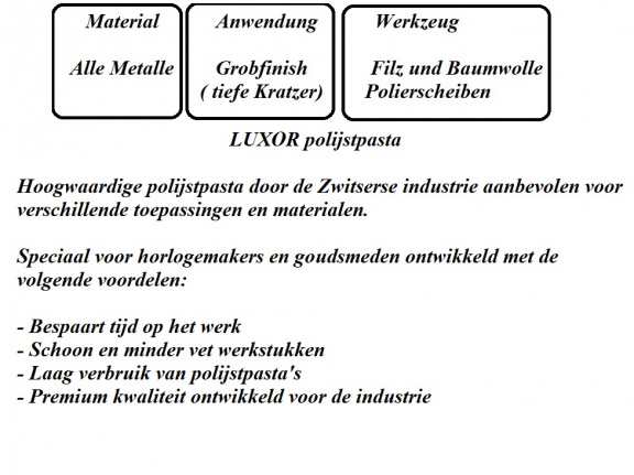 = Polijstpasta = Luxor = kwaliteit = 39198 - Afbeelding 2