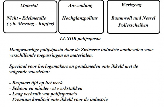 ==Polijstpasta = Luxor = kwaliteit =39197 - Afbeelding 2