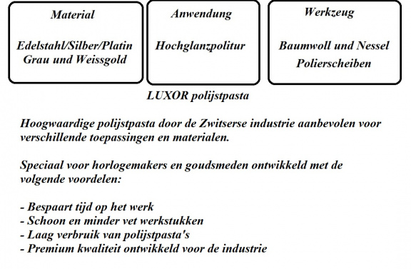 Polijstpasta = Luxor = kwaliteit = 39195 - Afbeelding 2