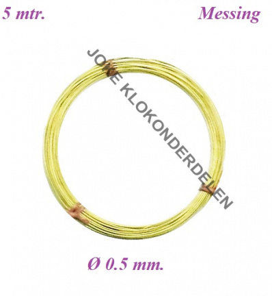 === Messingdraad Ø 0.5 mm. = nieuw === 41253