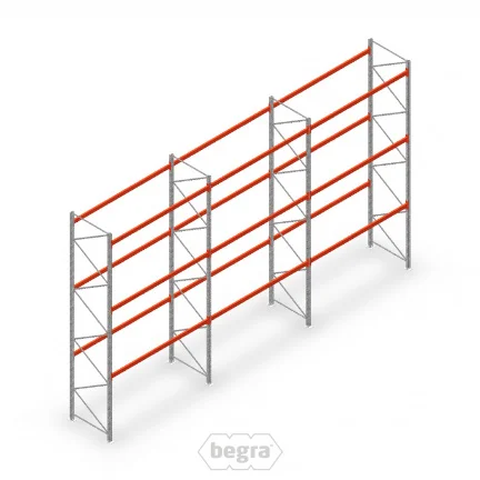 Aanbieding Palletstelling Rij 5000x1100 mm Magazijnstelling