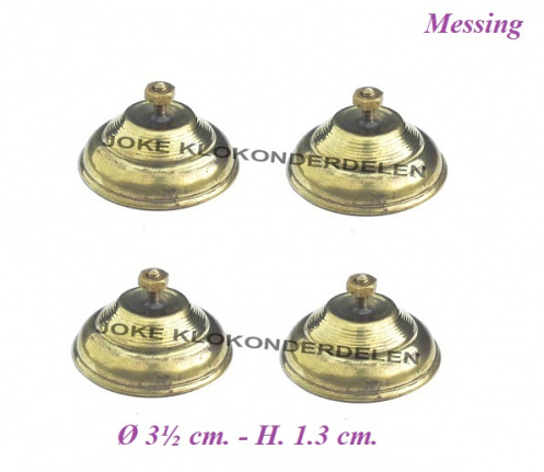 === 4 Klokstel pootjes = oud === 41354