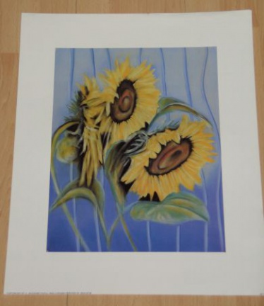 BLOEM ZONNEBLOEM 1 POSTER NIEUW