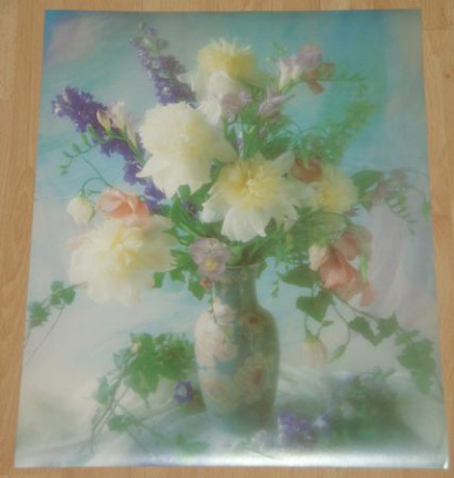 BOEKET PASTEL 1 POSTER NIEUW