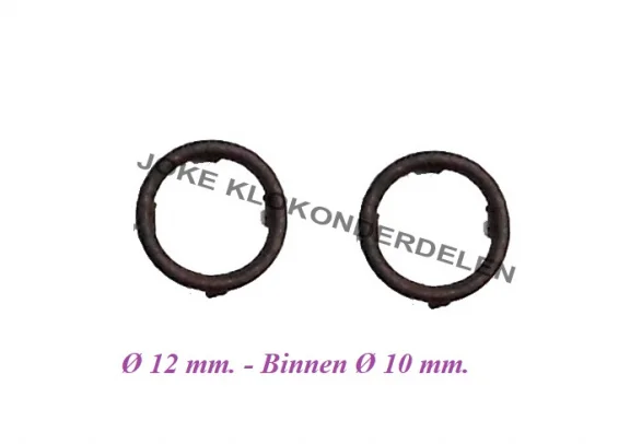 = 2 Wijzerplaat busjes = Franse pendule = 41402