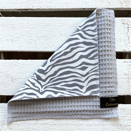 Knuffeldoekje Grey Zebra