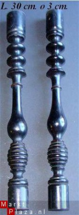 === 2 Biedemeier pilaren = beuken = oud === 2786