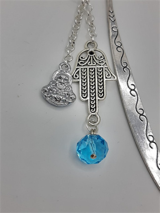 Boekenlegger Boedha met Hamsa hand - nr. 1