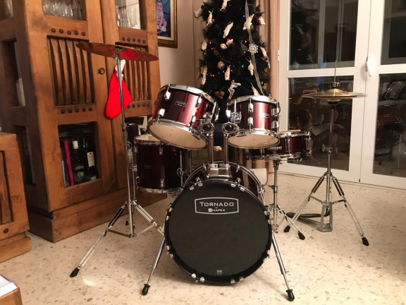 Mapex Tornado junior kinderdrumstel compleet . - nr. 1