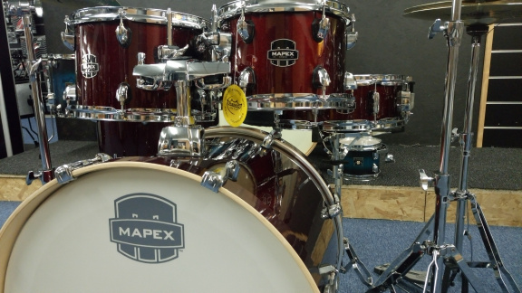 Mapex Storm compleet drumstel inclusief cymbalen. - Afbeelding 2