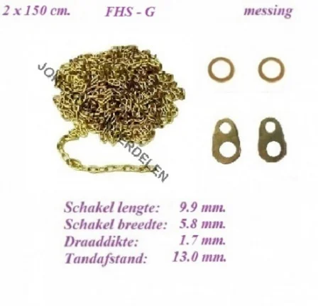 = 2 Klok kettingen = FHS G = 32003
