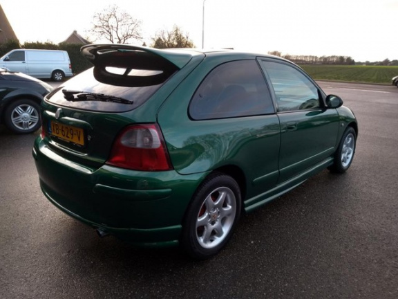 MG ZR - 1.4 105 Le Mans Green Kleur Unieke Lage Km Stand Goed onderhouden Nwe apk - Afbeelding 7