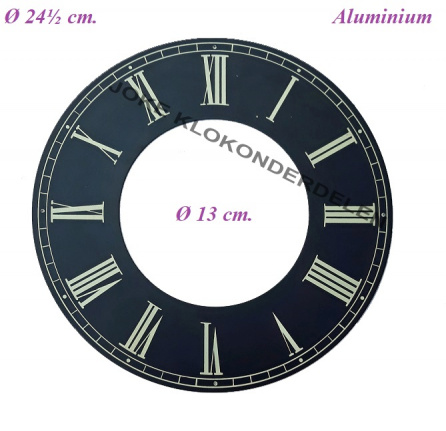 === Wijzerplaat = aluminium = gebruikt === 41459