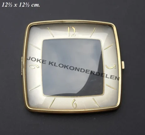 Pendule deur / wijzerplaat = bol glas = 41457