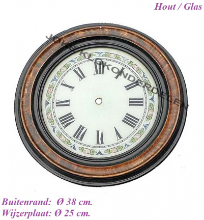 = Rand met wijzerplaat Schwartzwalder = glas = 41461