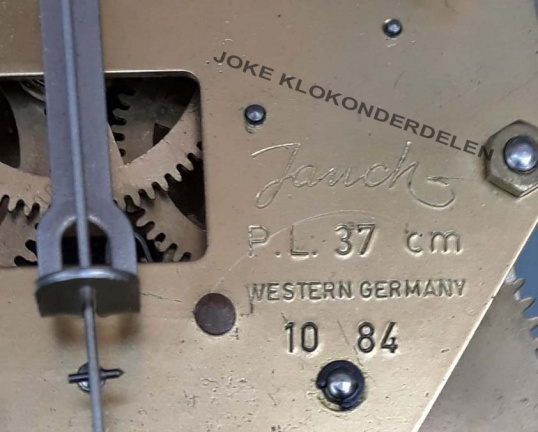 = Regulateur uurwerk = Jauch = gebruikt === 41468 - Afbeelding 5