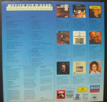 Muziek uit 't Hart - LP Maarten 't Hart kiest uit vriendschap, liefde en verdriet van Bach tot Strau - Afbeelding 4