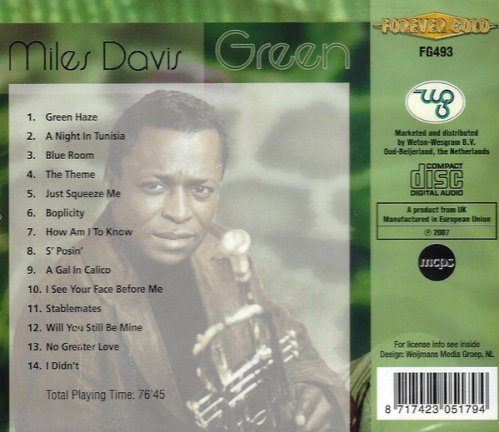 CD Miles Davis - Green - nr. 1