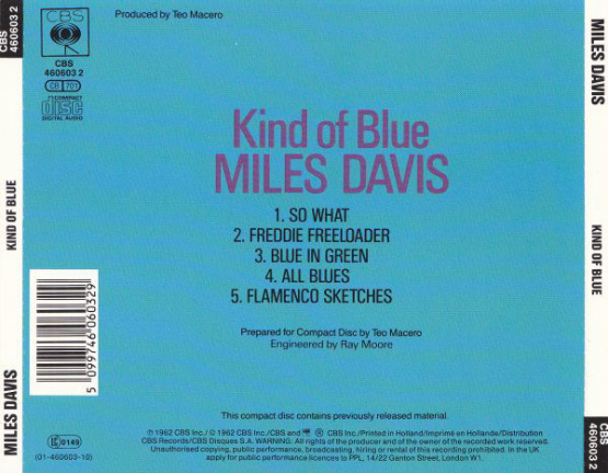 CD MilesDavis - Kind of Blue - Afbeelding 2