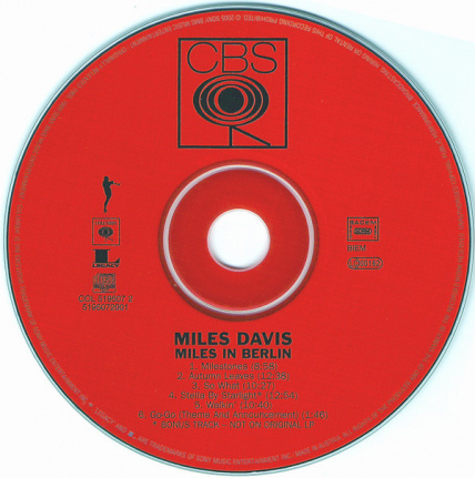 CD Miles Davis - In Berlin - Afbeelding 2