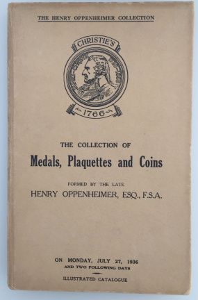 Catalogue of the important collection of Medals, Plaquettes & Coins - nr. 1