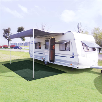 vidaXL Tenttapijt 250x300 cm HDPE groen
