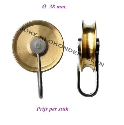 =Katrol Engelse staande klok = voor touw = 40721