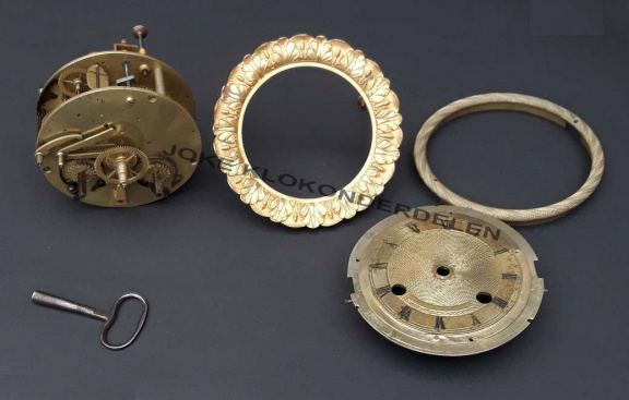 Touwtjes uurwerk = Franse pendule = 41511