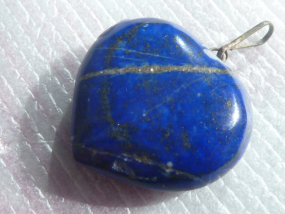 hanger hartje Lapis Lazuli (02) - Afbeelding 2