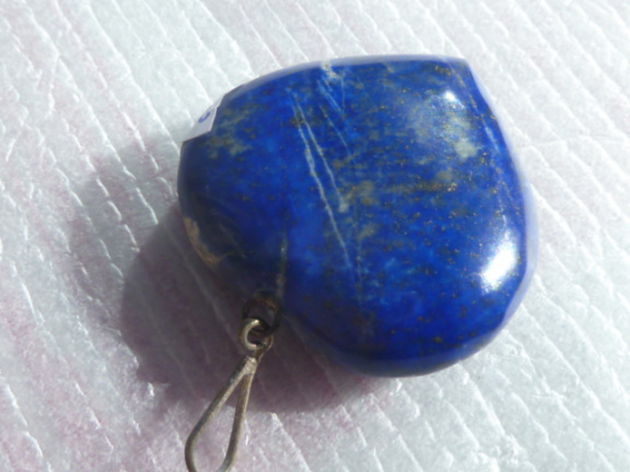 hanger hartje Lapis Lazuli (02) - Afbeelding 3