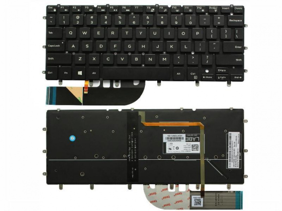 Dell XPS 9343 13 9343 9350 9360 series toetsenbord 0DKDXH - nr. 1