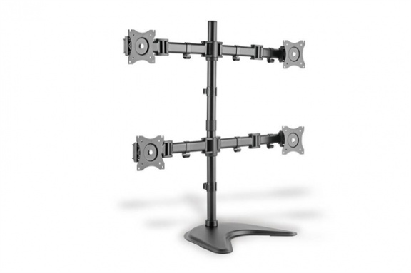 Monitorarm Universeel voor 4 schermen - bureauklem - 27" - max 16kg - nr. 1