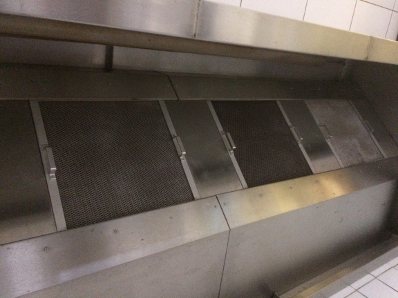 Inox/Rvs Dampkap voor grootkeuken 245cm - nr. 1