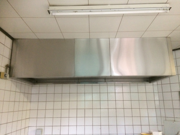 Inox/Rvs Dampkap voor grootkeuken 245cm - Afbeelding 2