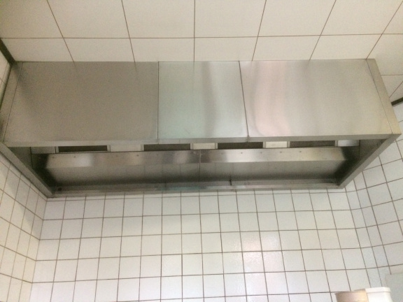 Inox/Rvs Dampkap voor grootkeuken 245cm - Afbeelding 3