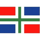 Groningen BOOT vlag 30 x 45 cm - nr. 1